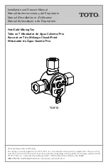 Toto TLM10 Installation And Owner'S Manual preview