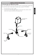 Предварительный просмотр 5 страницы Toto TLM10 Installation And Owner'S Manual