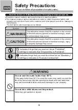 Предварительный просмотр 6 страницы Toto TLP02201 Operation Manual