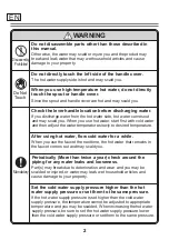 Preview for 3 page of Toto TLP02309 Operation Manual