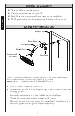 Предварительный просмотр 3 страницы Toto TRADITIONAL A Series Installation And Owner'S Manual