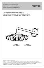 Preview for 1 page of Toto TS100B Installation And Owner'S Manual