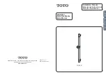 Предварительный просмотр 1 страницы Toto TS100G Installation Manual