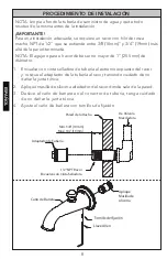 Предварительный просмотр 8 страницы Toto TS210EBN Installation And Owner'S Manual