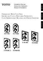 Preview for 1 page of Toto TS794C Installation Manual