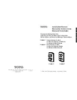 Toto TS960C Installation Manual preview