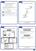 Toto TTSR103MK Installation Manual предпросмотр