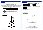 Предварительный просмотр 2 страницы Toto TTSR202CK Quick Manual