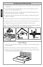 Preview for 4 page of Toto Vessel Lavatory LT645 Installation And Owner'S Manual