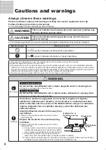 Preview for 2 page of Toto Washlet EK TCF6402G Instruction Manual