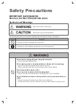 Preview for 5 page of Toto WASHLET MS922CUMFG Instruction Manual