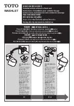 Preview for 1 page of Toto WASHLET+ NEXUS 1G S500E MW4423046CUFGA 01 Series Installation Instructions Manual