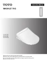 Toto WASHLET RG TCF34120GEU Instruction Manual preview