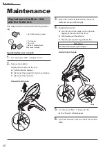 Preview for 40 page of Toto WASHLET RG TCF34120GEU Instruction Manual