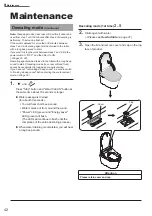 Preview for 42 page of Toto WASHLET RG TCF34120GEU Instruction Manual