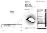 Toto Washlet S400 SW563 Instruction Manual preview