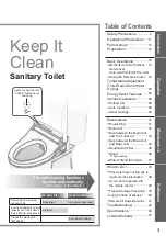 Preview for 4 page of Toto WASHLET SW3084 Instruction Manual