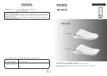 Preview for 1 page of Toto WASHLET SW4547AT60 Instruction Manual