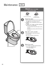 Preview for 35 page of Toto WASHLET SW573 Instruction Manual