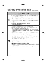 Предварительный просмотр 8 страницы Toto Washlet TCF6530 Series Instruction Manual