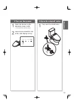 Предварительный просмотр 13 страницы Toto Washlet TCF6530 Series Instruction Manual