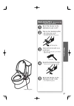 Предварительный просмотр 27 страницы Toto Washlet TCF6530 Series Instruction Manual