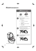 Предварительный просмотр 30 страницы Toto Washlet TCF6530 Series Instruction Manual