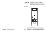 Toto WASHLET TCF802C2G Installation Instruction preview