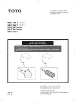 Toto WH172AT Installation Instruction preview