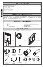 Preview for 2 page of Toto WT151M Installation And Owner'S Manual