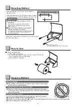 Предварительный просмотр 3 страницы Toto YH116 Instruction Manual