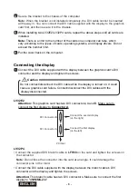 Preview for 8 page of Totoku LV32E2 User Manual