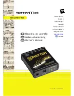 Totter Midi SONATTER TM4 Owner'S Manual preview