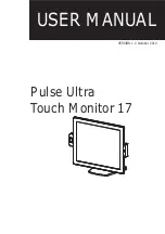 Preview for 1 page of Touch Dynamic Pulse Ultra Touch Monitor 17 User Manual