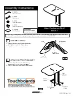 Предварительный просмотр 1 страницы Touchboards 55282 Assembly Instructions