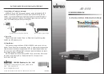 Touchboards MIPRO AD-808 Operating Manual preview