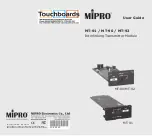 Touchboards MIPRO MT-91 User Manual предпросмотр