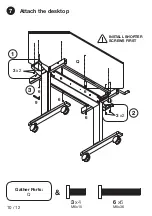 Preview for 10 page of Touchboards STANDUP-CCF60-B Assembly Manual