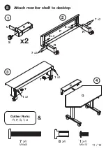 Preview for 11 page of Touchboards STANDUP-CCF60-B Assembly Manual