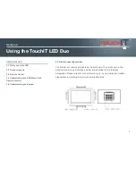 Preview for 9 page of TouchIT LED Duo Manual