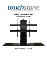 Preview for 1 page of Touchstone 25021 Installation Manual