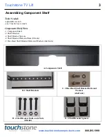 Preview for 3 page of Touchstone 25021 Installation Manual