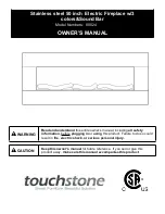 Preview for 1 page of Touchstone 80024 Owner'S Manual