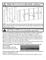 Preview for 5 page of Touchstone 80024 Owner'S Manual