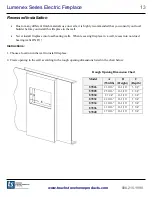 Preview for 13 page of Touchstone 87026 Owner'S Manual