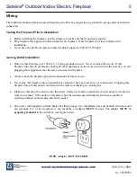 Preview for 8 page of Touchstone Sideline 80017 Owner'S Manual