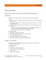 Preview for 10 page of Touchstone TG1652G User Manual