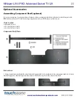 Preview for 25 page of Touchstone Whisper Lift II PRO Advanced Manual