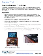 Preview for 4 page of Touchstone Whisper Lift II PRO Owner'S Manual