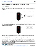 Preview for 18 page of Touchstone Whisper Lift II PRO Owner'S Manual